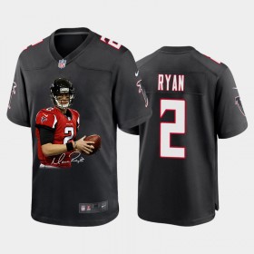 Tröjor Atlanta Falcons Matt Ryan 2 Throwback Game Special Signature - Män